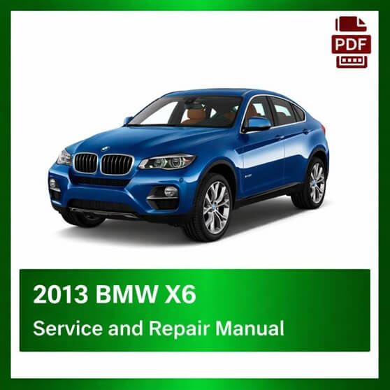 2013 BMW X6 repair manual