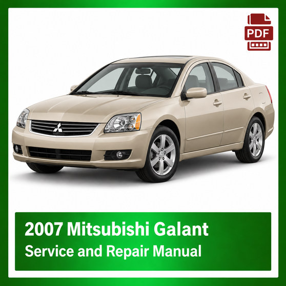 2007 Mitsubishi Galant repair manual