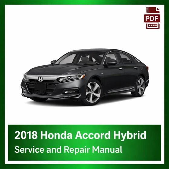 2018 Honda Accord Hybrid repair manual