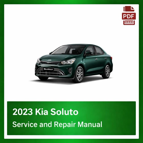 2023 Kia Soluto repair manual