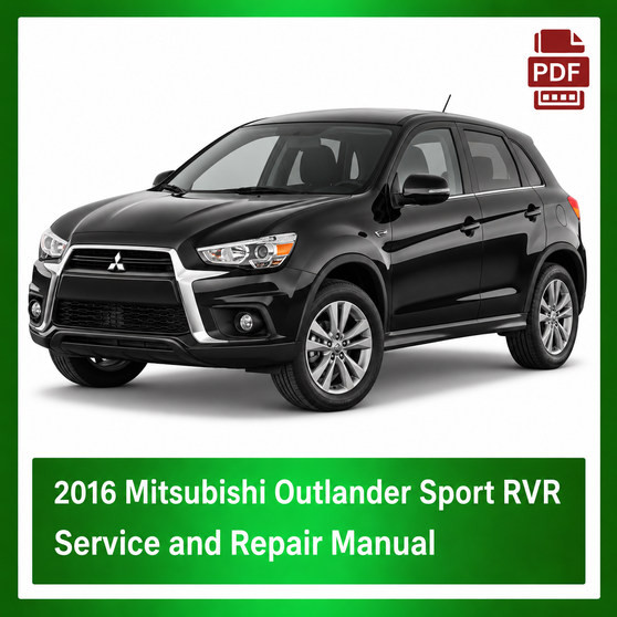 2016 Mitsubishi Outlander Sport RVR repair manual