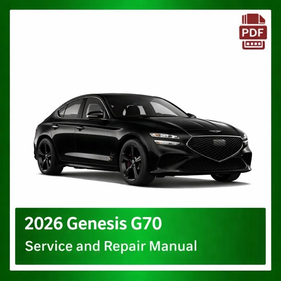 2026 Genesis G70 repair manual