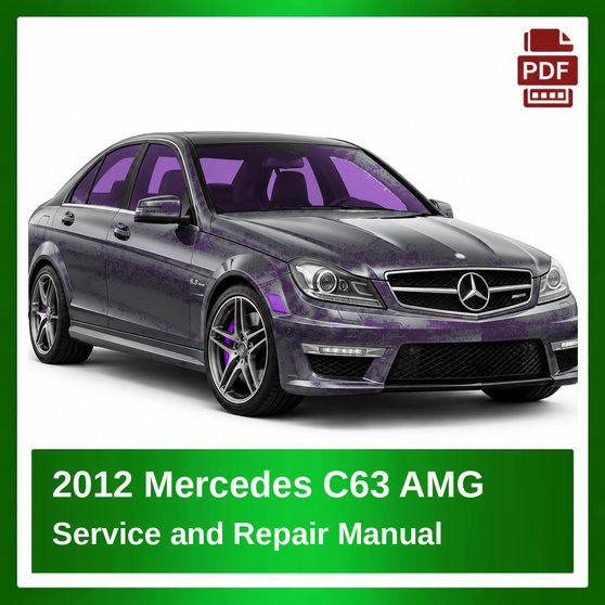 2012 Mercedes C63 AMG repair manual