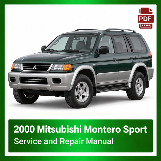 2000 Mitsubishi Montero Sport repair manual