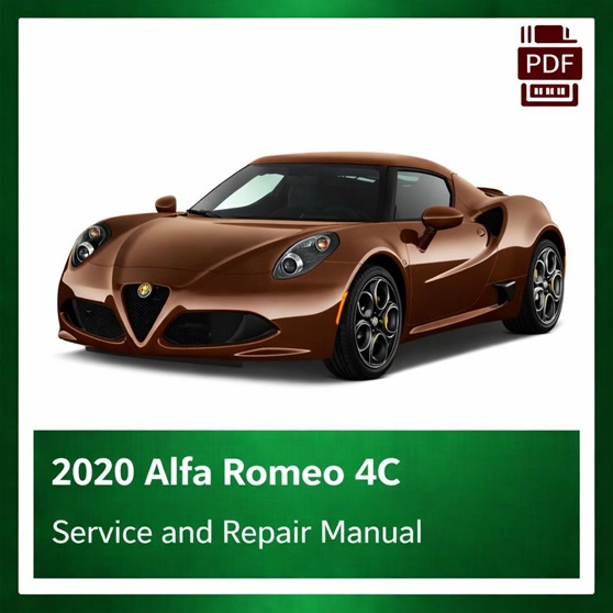 2020 Alfa Romeo 4C repair manual