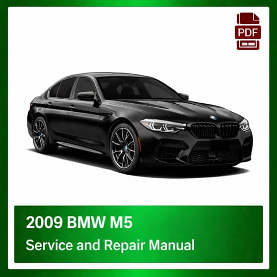 2009 BMW M5 repair manual