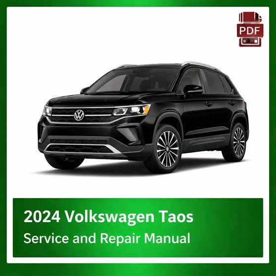 2024 Volkswagen Taos repair manual - VIN specific PDF