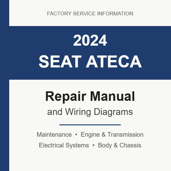 2024 Seat Ateca repair manual