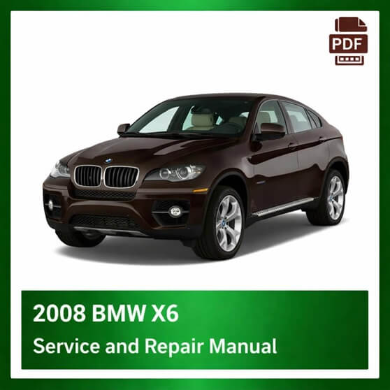 2008 BMW X6 repair manual