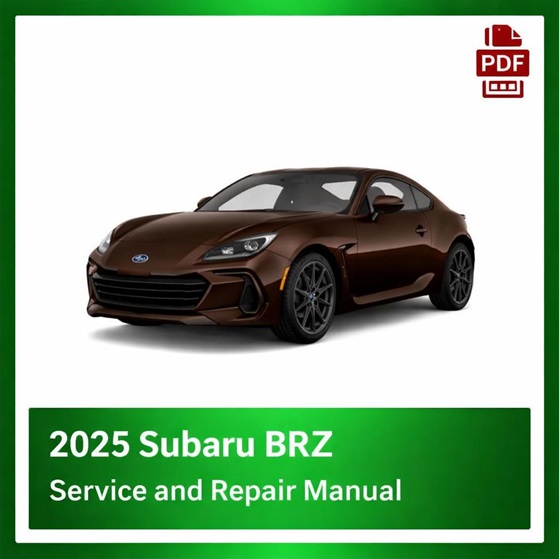 2025 Subaru BRZ OEM Factory Repair Manual