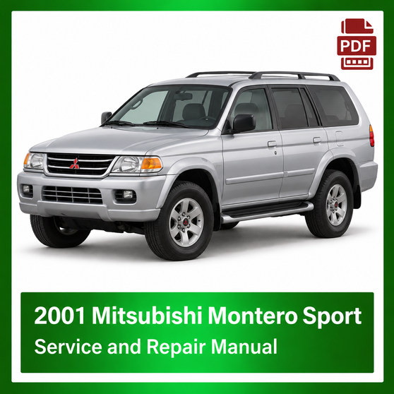 2001 Mitsubishi Montero Sport repair manual