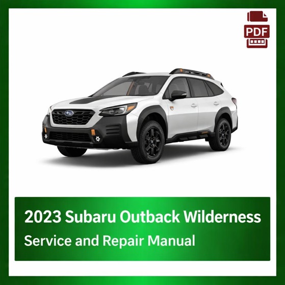 2023 Subaru Outback Wilderness repair manual