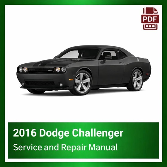 2016 Dodge Challenger repair manual