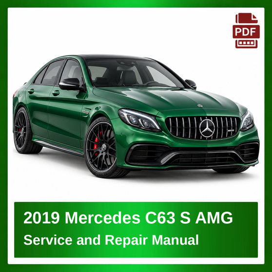 2019 Mercedes C63 S AMG repair manual