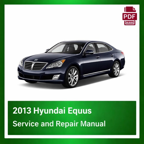 2013 Hyundai Equus repair manual
