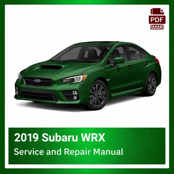 2019 Subaru WRX repair manual