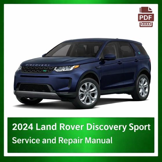 2024 Land Rover Discovery Sport repair manual