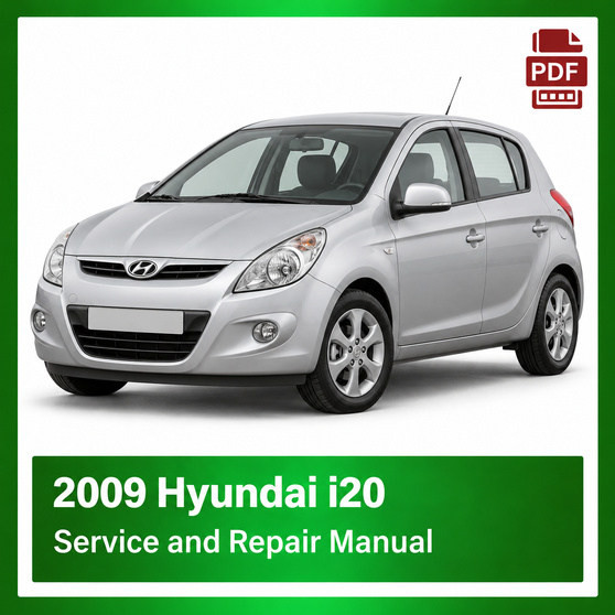 2009 Hyundai i20 repair manual