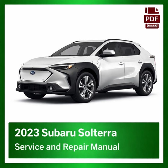2023 Subaru Solterra repair manual