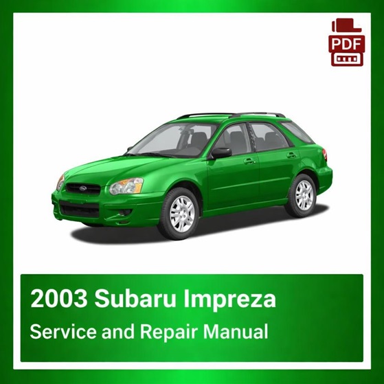 2003 Subaru Impreza repair manual