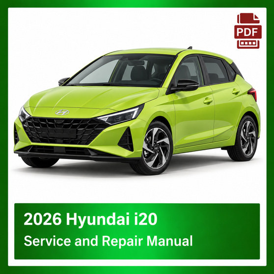 2026 Hyundai i20 repair manual