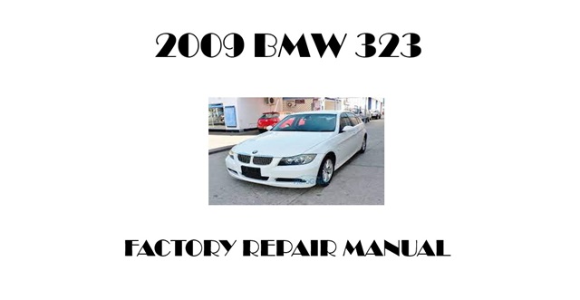 2009 BMW 323 repair manual