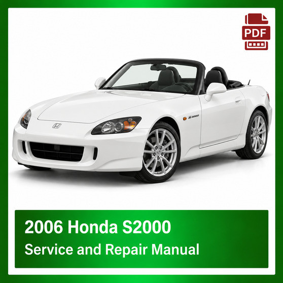 2006 Honda S2000 repair manual