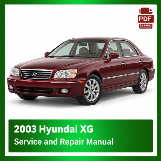 2003 Hyundai XG repair manual