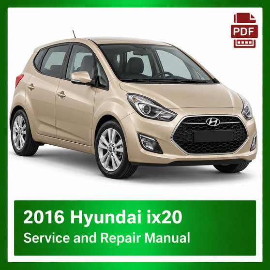2016 Hyundai IX20 repair manual