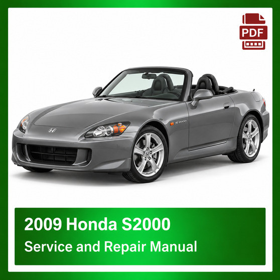 2009 Honda S2000 repair manual
