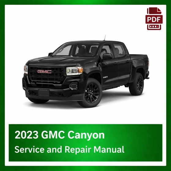 2023 GMC Canyon repair manual