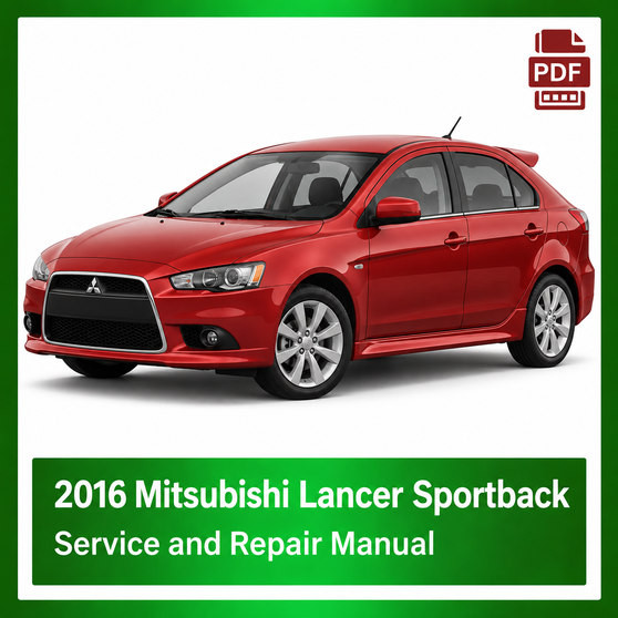 2016 Mitsubishi Lancer Sportback repair manual