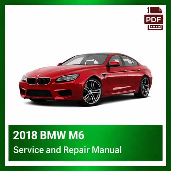 2018 BMW M6 repair manual