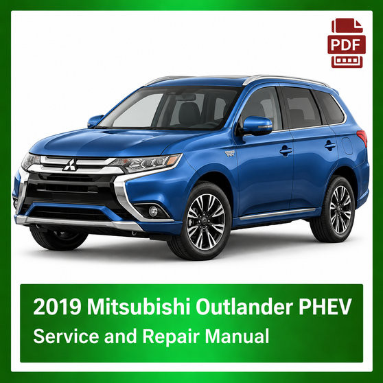 2019 Mitsubishi Outlander PHEV repair manual