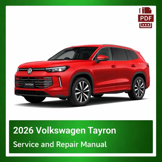 2026 Volkswagen Tayron repair manual - VIN specific PDF