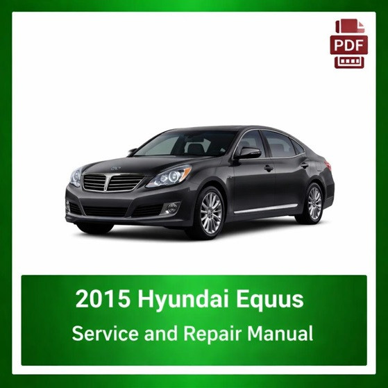 2015 Hyundai Equus repair manual