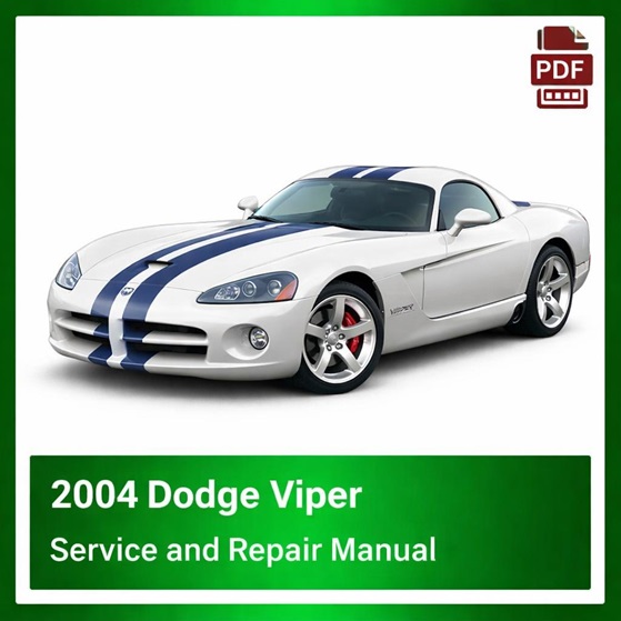 2004 Dodge Viper repair manual