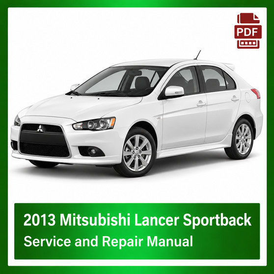 2013 Mitsubishi Lancer Sportback repair manual