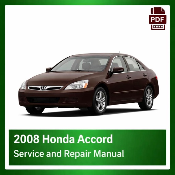 2008 Honda ACCORD repair manual