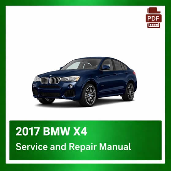 2017 BMW X4 repair manual