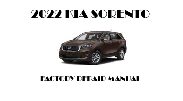 2022 Kia Sorento repair manual