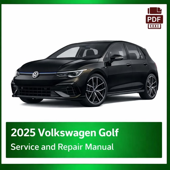 2025 Volkswagen Golf repair manual - VIN specific PDF