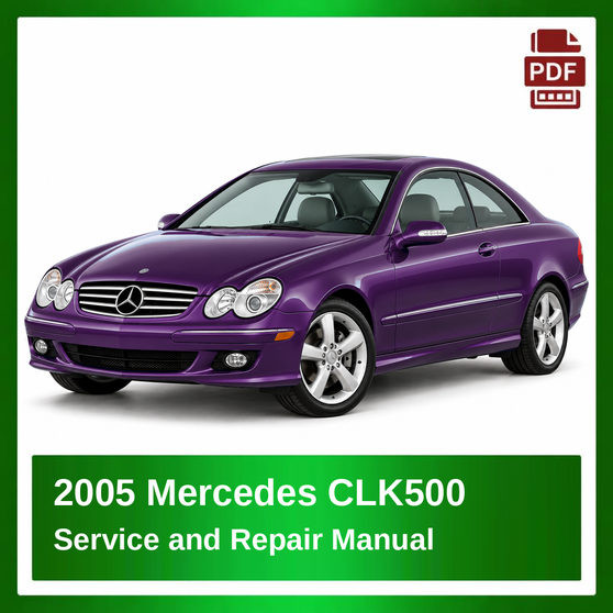 2005 Mercedes CLK500 repair manual