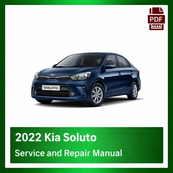 2022 Kia Soluto repair manual