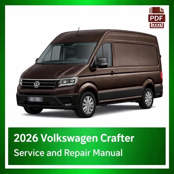2026 Volkswagen Crafter repair manual - VIN specific PDF
