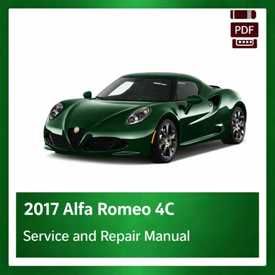 2017 Alfa Romeo 4C repair manual