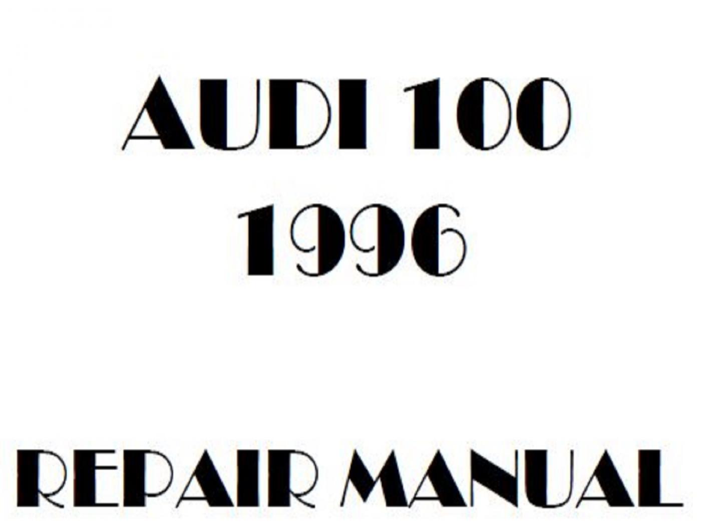 1996 Audi 100 repair manual
