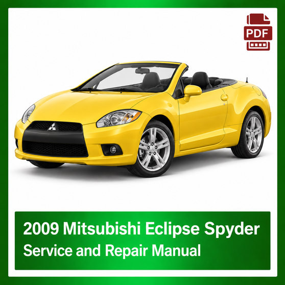 2009 Mitsubishi Eclipse Spyder repair manual
