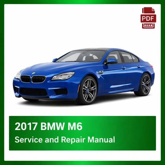 2017 BMW M6 repair manual