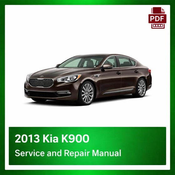 2013 Kia K900 repair manual